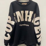 MDC Hibiscus sweatshirt black/white