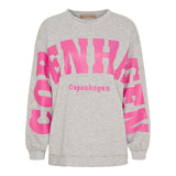 MDC Hibiscus sweatshirt grey/pink