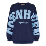 MDC Hibiscus sweatshirt navy/sky