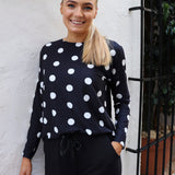 Liberté Alma LS top black big dot
