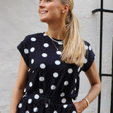 Liberté Alma U t-shirt black big dot