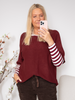 MDC Sia knit wine