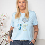 Chisa Love tee blue