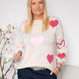 MDC Amarante knit beige/pink/amerena