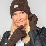 MDC Rib beanie hat brown