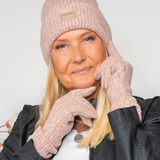 MDC Rib beanie hat rose