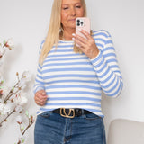 MDC Begonia LS tee celeste