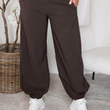 BC Davina balloon pant coffee