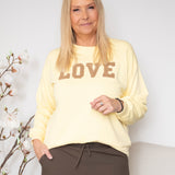 MDC Jessa sweatshirt giallo/fango