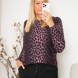 Liberté Alma LS top bordeaux lux leo