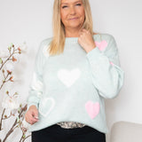 MDC Amarante knit aqua/panna/pink