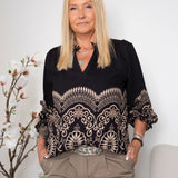 MDC Linden blouse black 1034