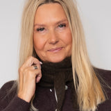 BC Dell knitted mini scarf mocca