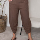MDC Maud pant cold brown