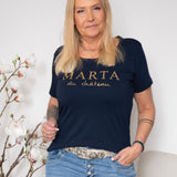 MDC Jeanette tee navy