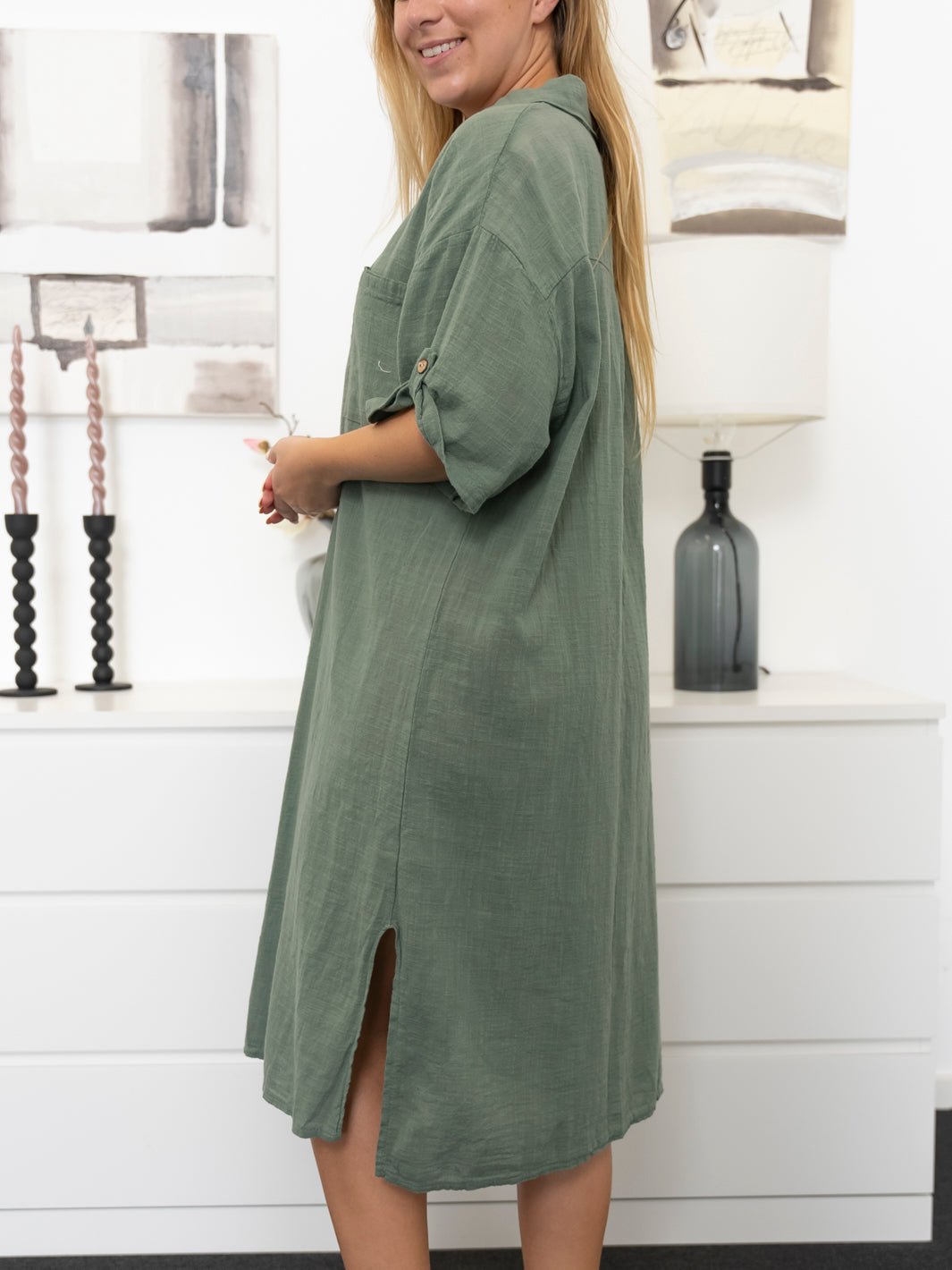Alice dress olive - Online - Mode