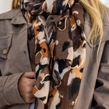 Autumn Luxe Scarf brown