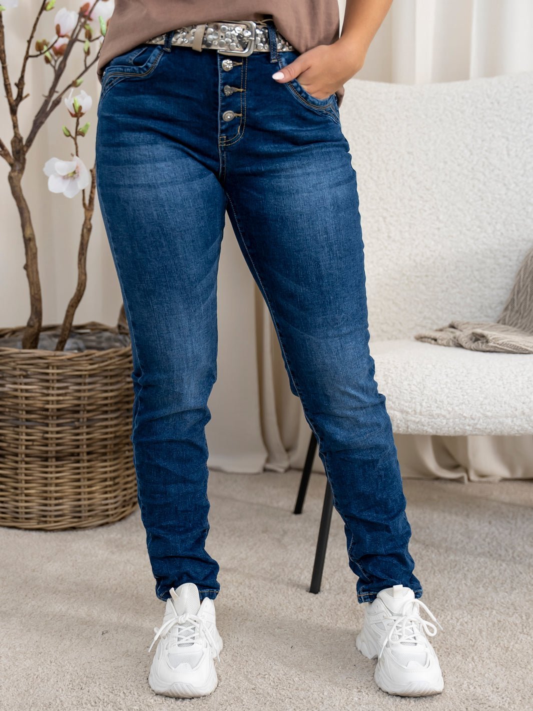 Bailee jeans blue denim - Online - Mode
