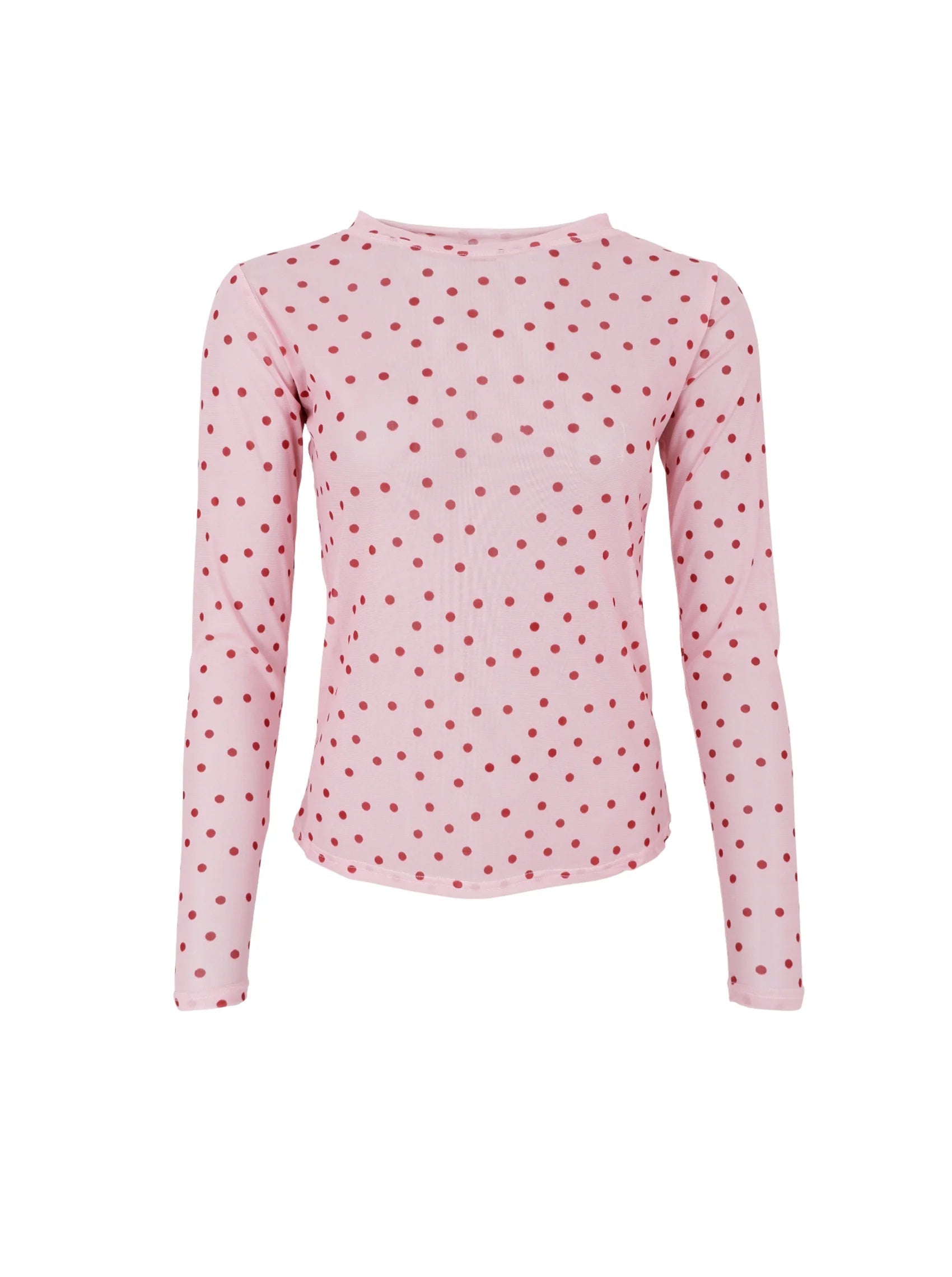 BC BCAnnie mesh blouse rose dot - Online-Mode