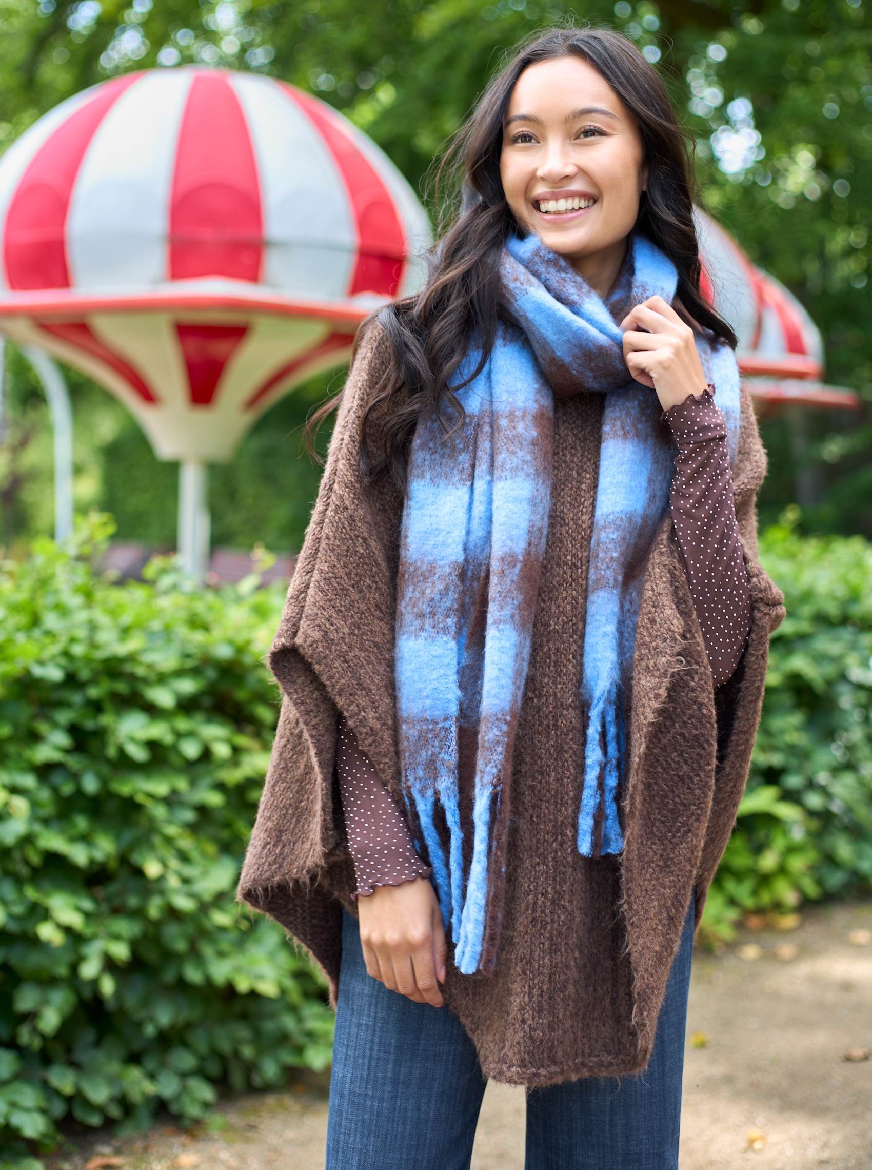 BC Penny poncho mocca - Online-Mode