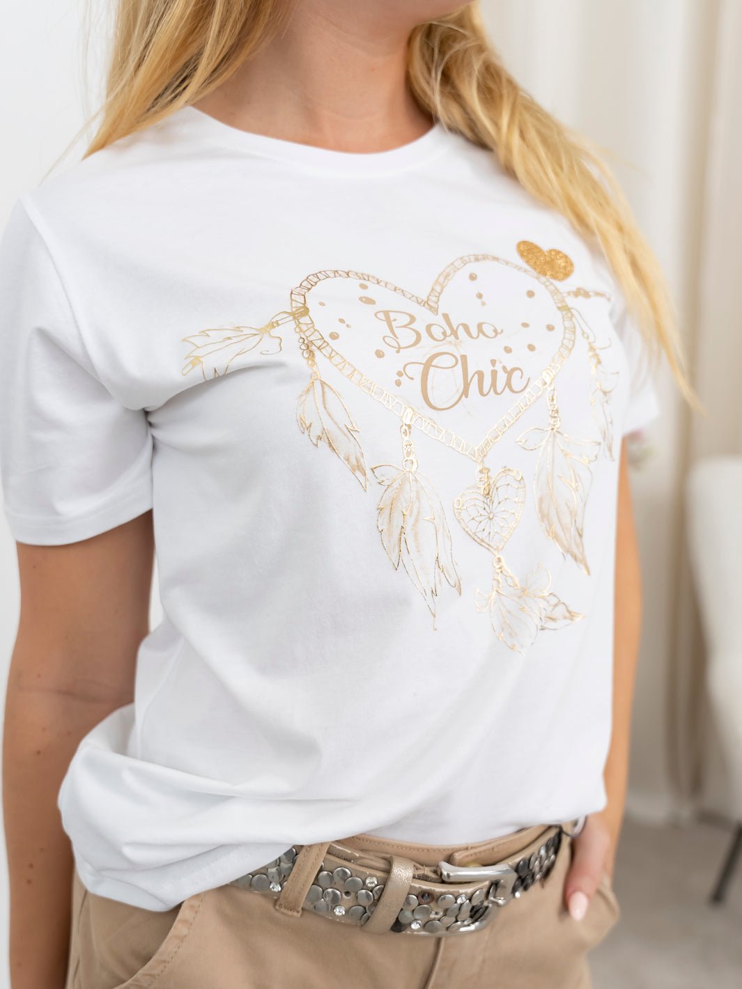 Boho Chic t - shirt white - Online - Mode