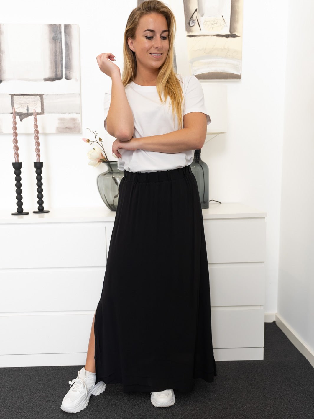 B.young BYflouri skirt black - Online-Mode