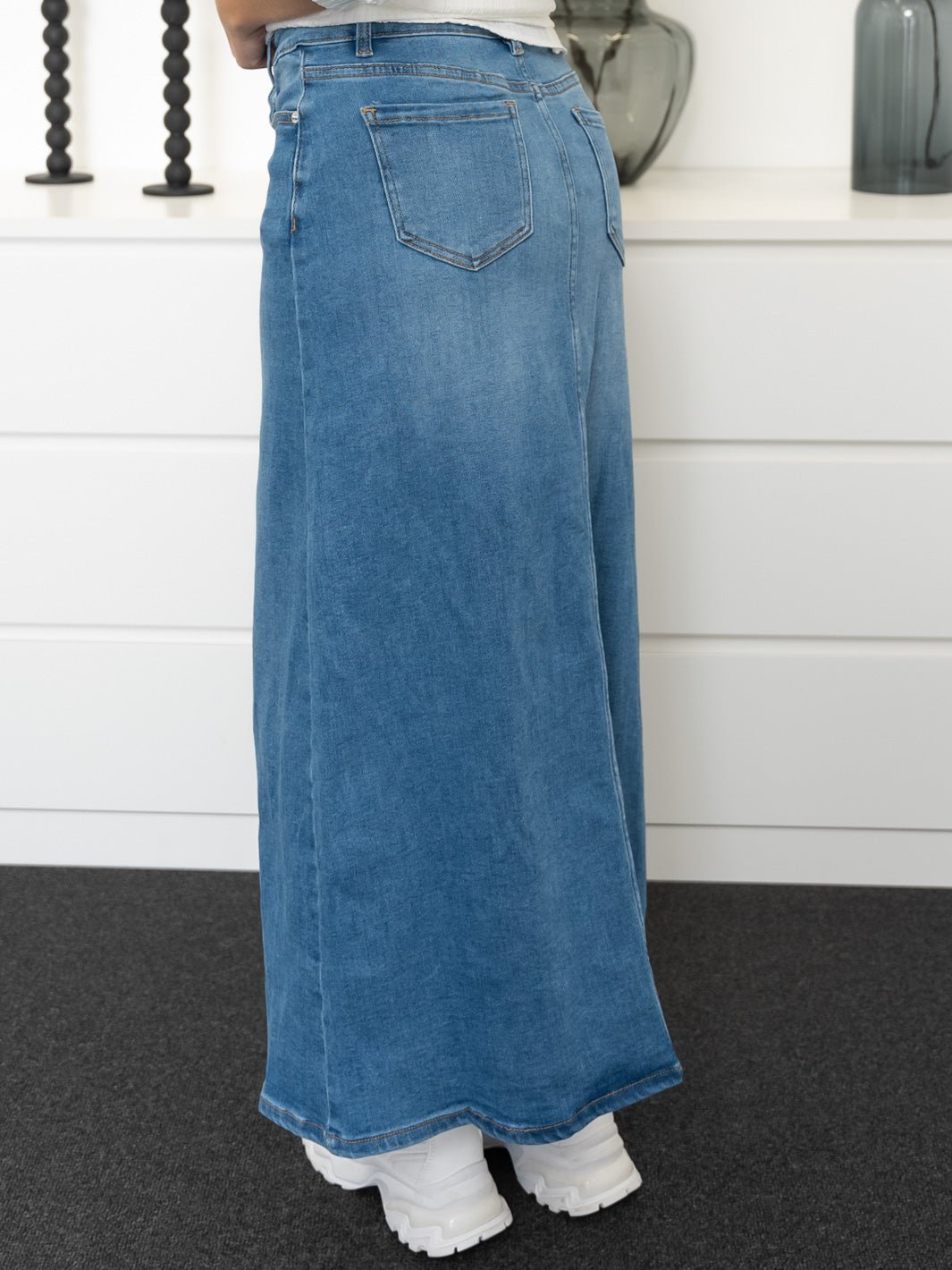 Carrie denim skirt blue wash - Online-Mode