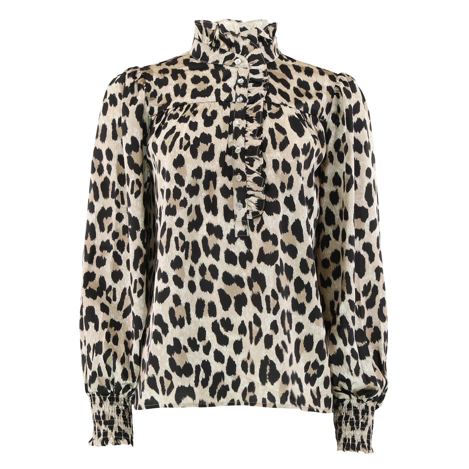 Continue Ariana bluse leo brown - Online - Mode