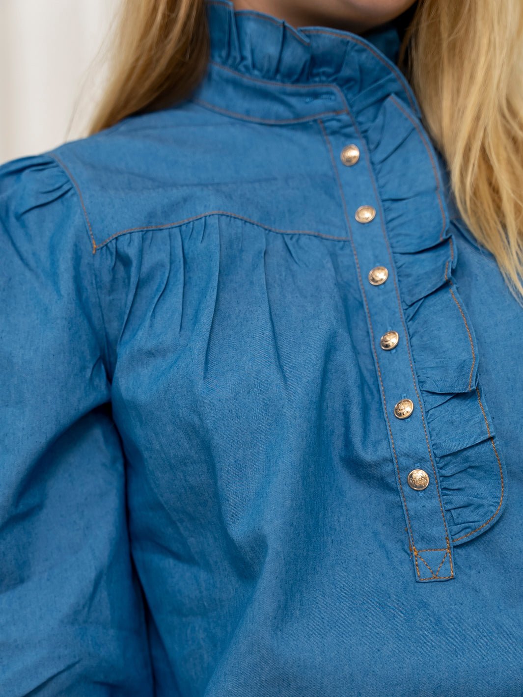 Continue Ariana chambre LS blouse - Online - Mode