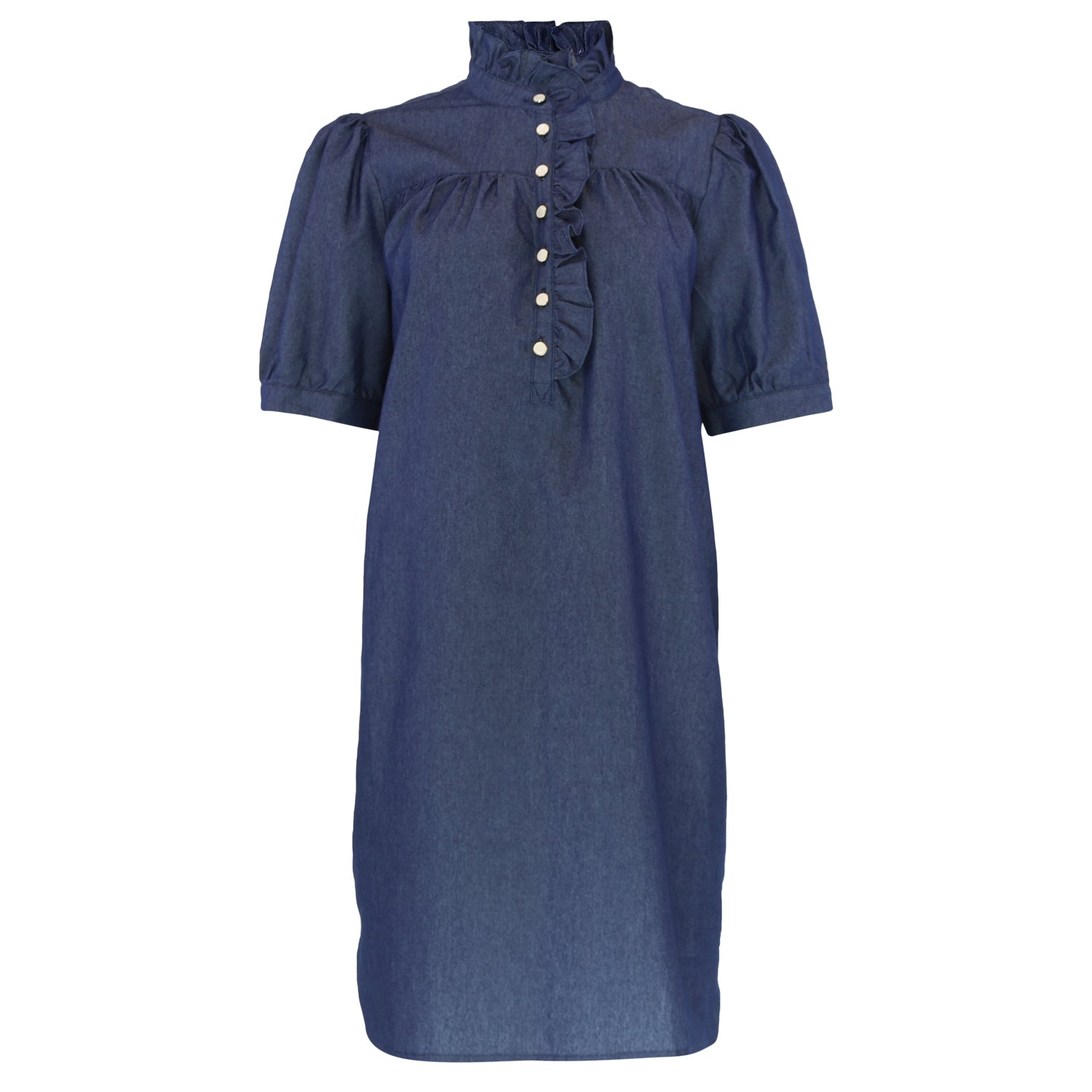 Continue Arianna SS dress dark blue chambre - Online - Mode