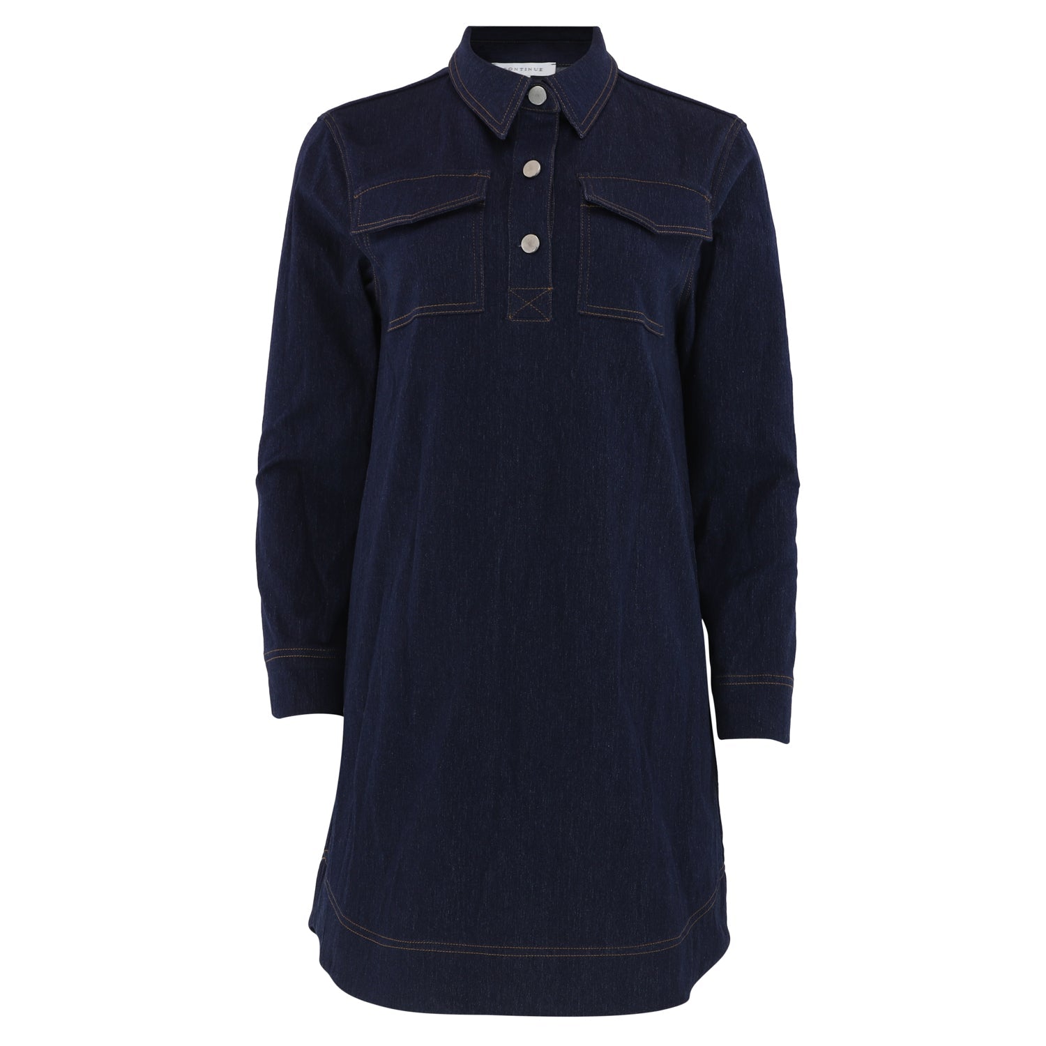 Continue Katja denim dress blue - Online - Mode
