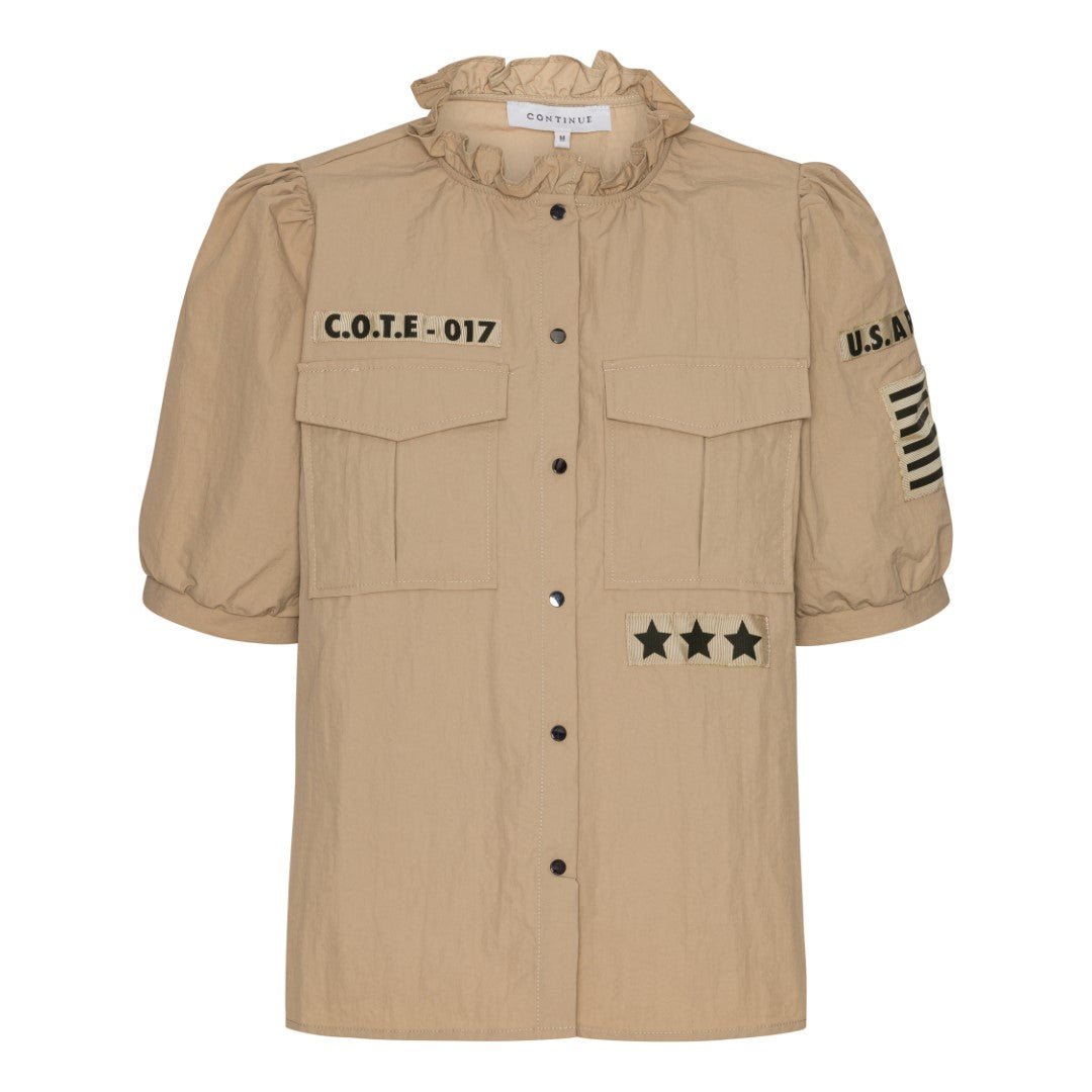 Continue Mili SS shirt sand - Online - Mode