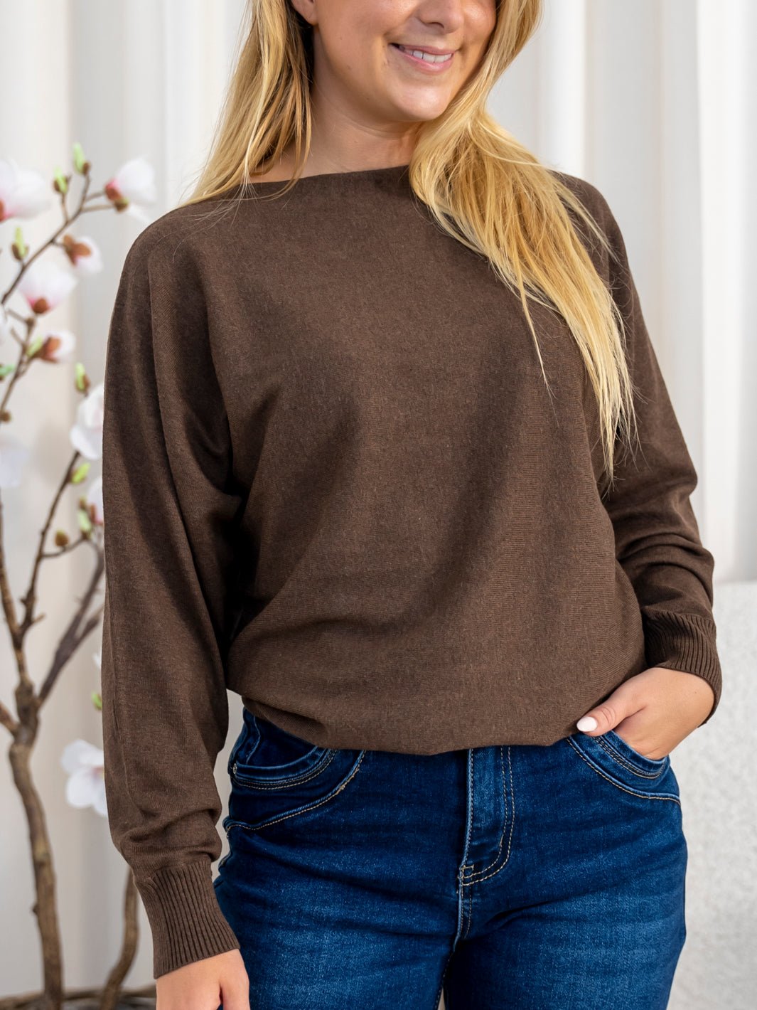 Culture CUannemarie batwing jumper demitasse melange - Online - Mode