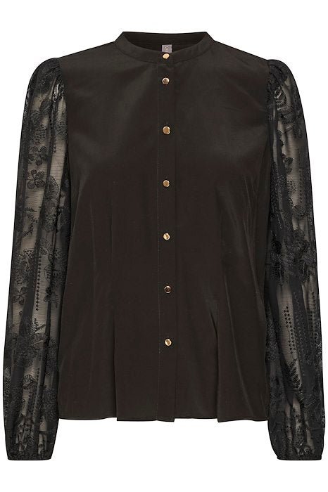 Culture CUasmine lace shirt black - Online - Mode