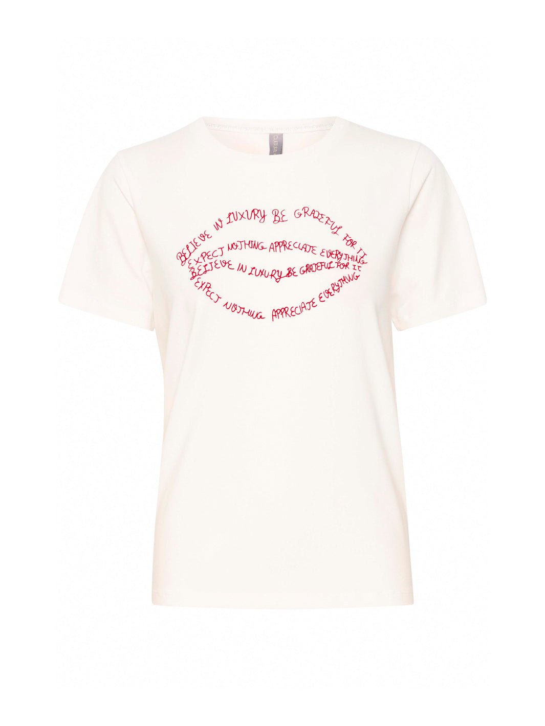 Culture CUgith lips t - shirt spring gardenia - Online - Mode