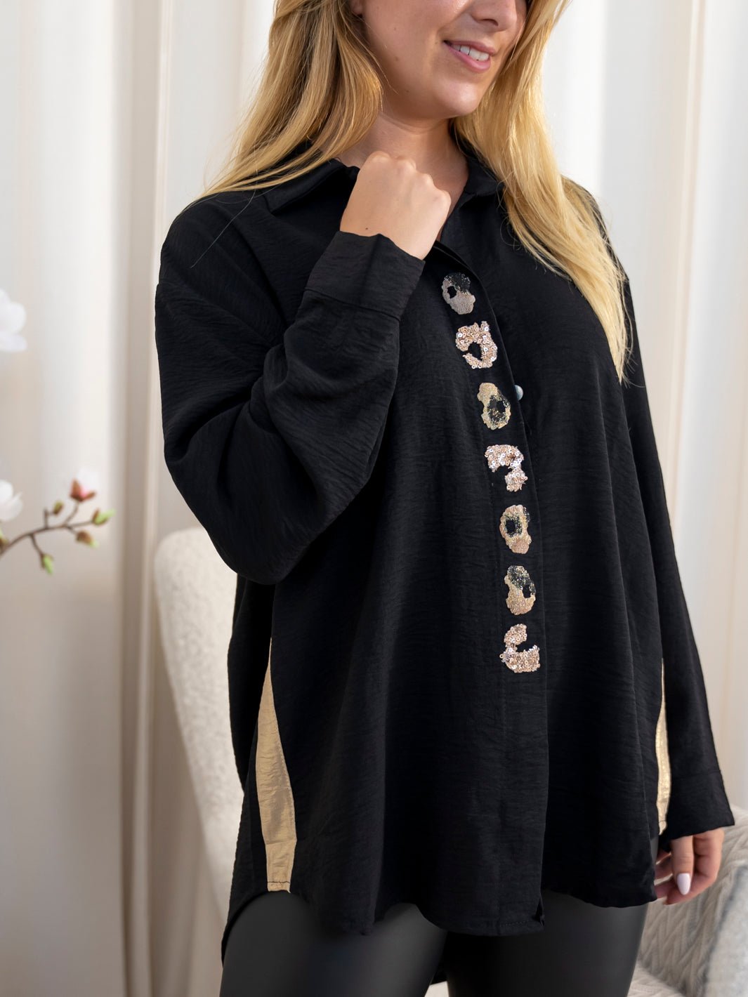 Dianella golden leo shirt black - Online - Mode