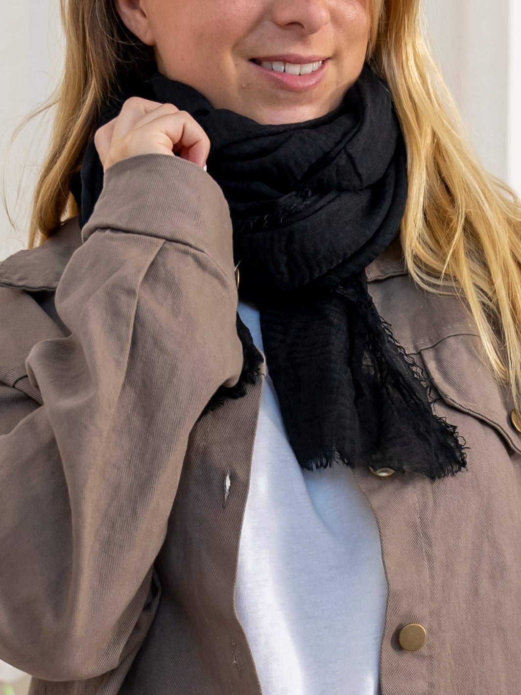 Ellie scarf black - Online - Mode