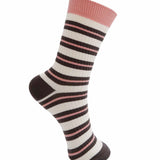 BC Brenda sock soft pink/brown
