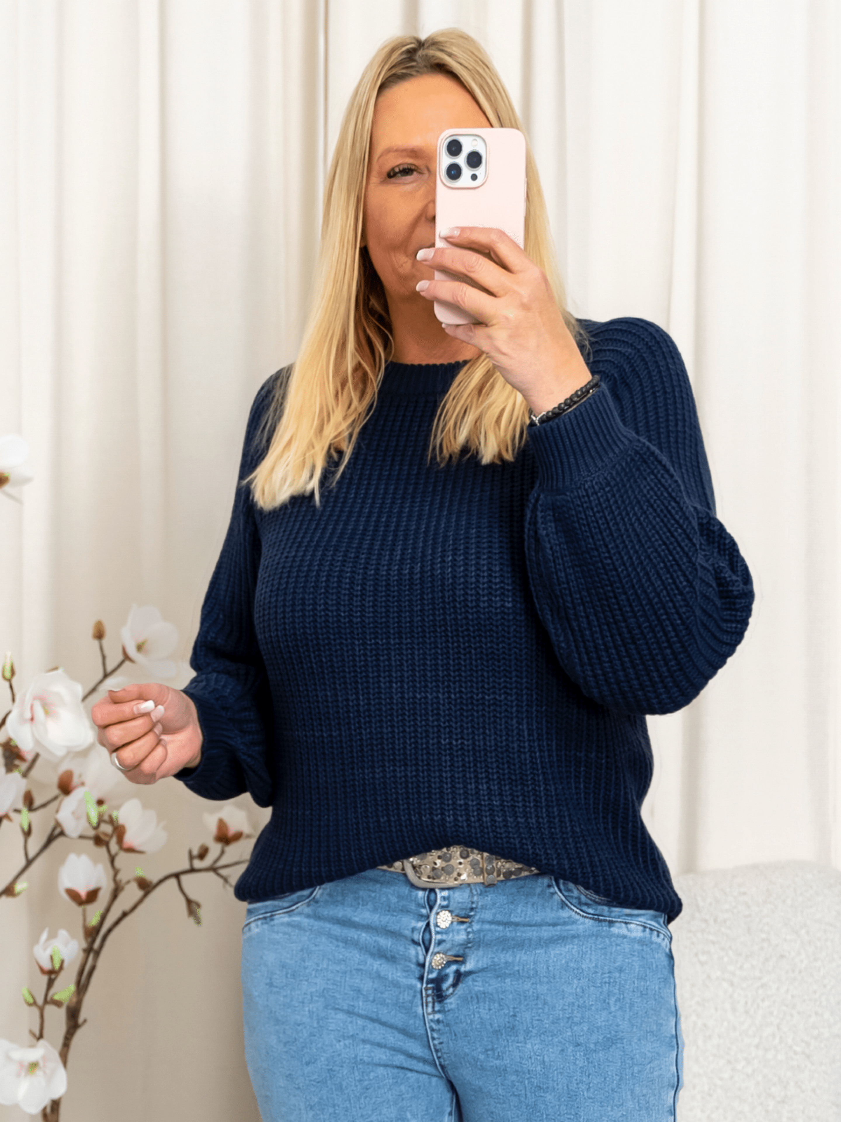 Fransa FRerni pullover 1 navy blazer - Online - Mode