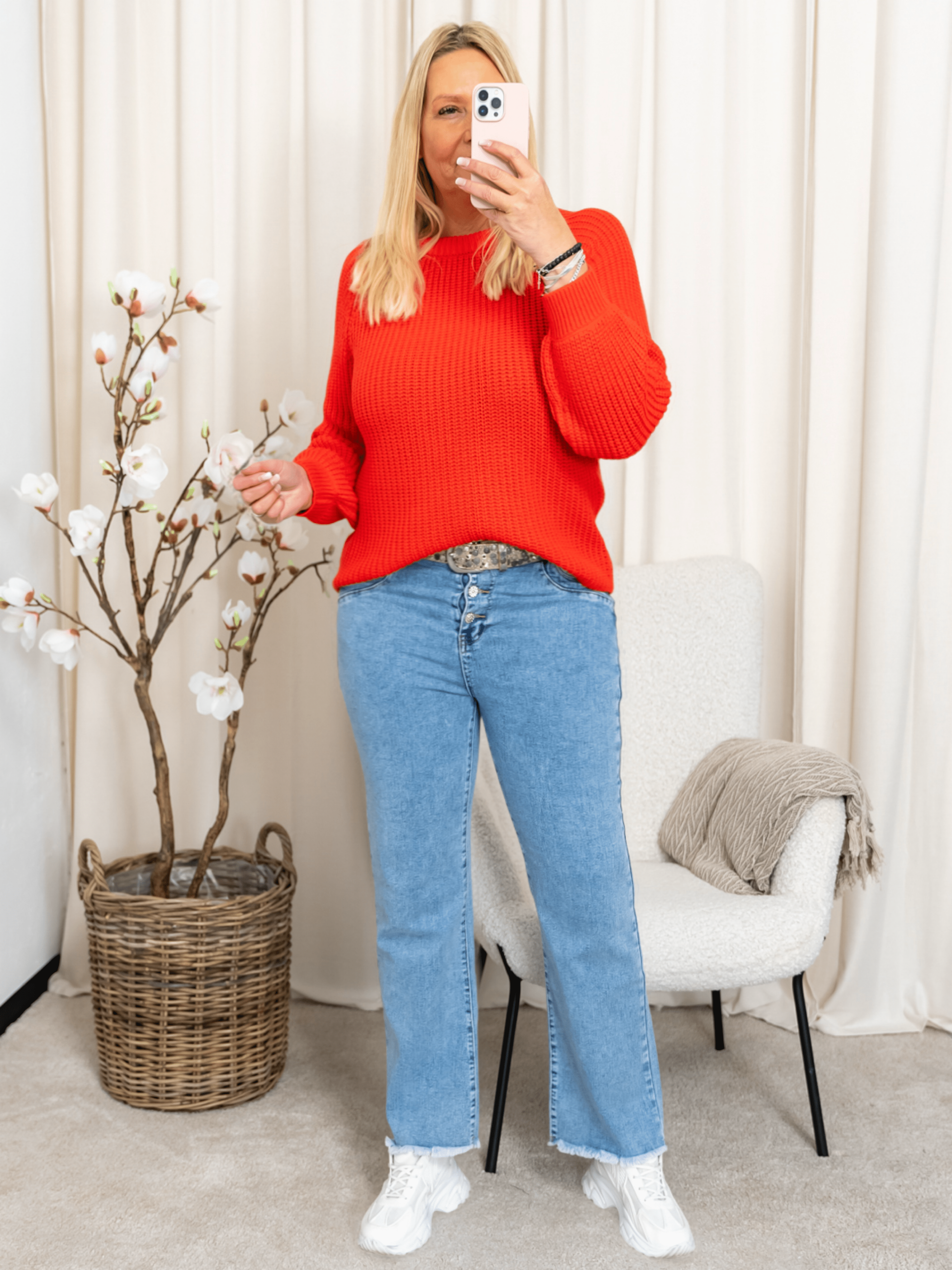 Fransa FRerni pullover 1 poinsettia - Online - Mode