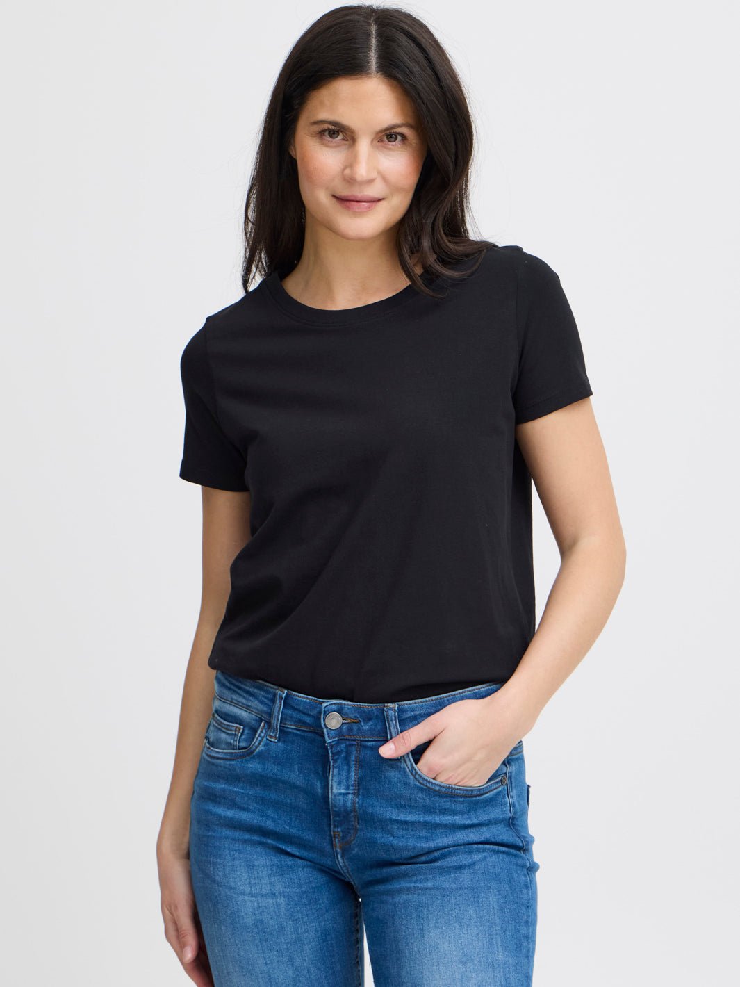Fransa Zashoulder 1 t-shirt black - Online-Mode