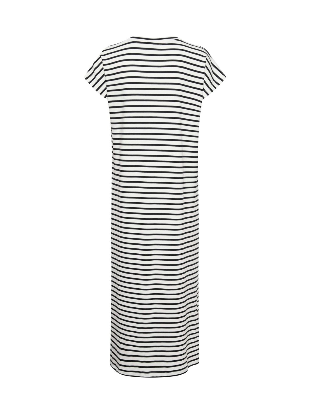 Kaffe KAliddy long dress chalk/black stripe (kopi) - Online - Mode