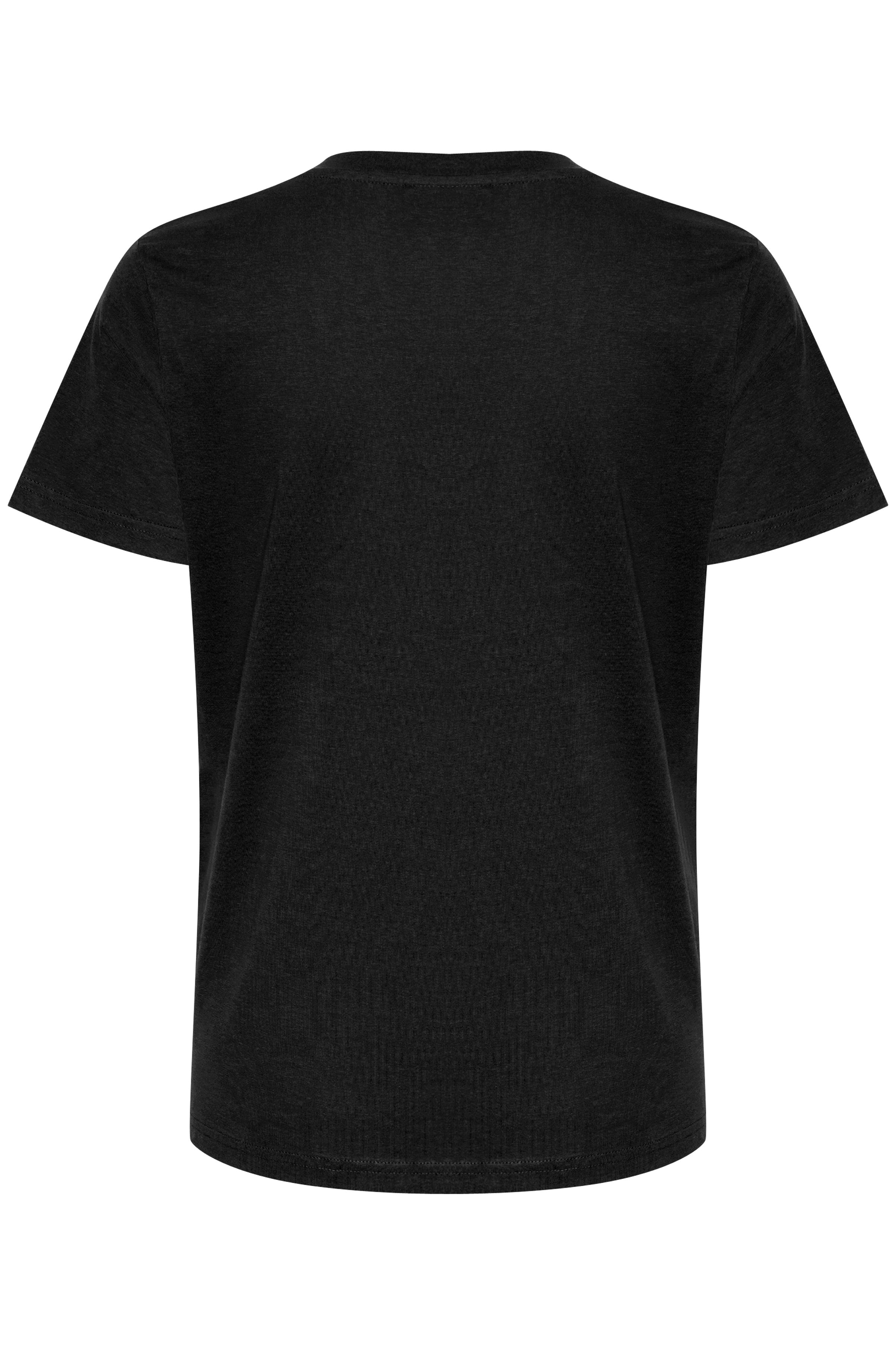 Kaffe KAmarin v - neck t-shirt black deep - Online - Mode