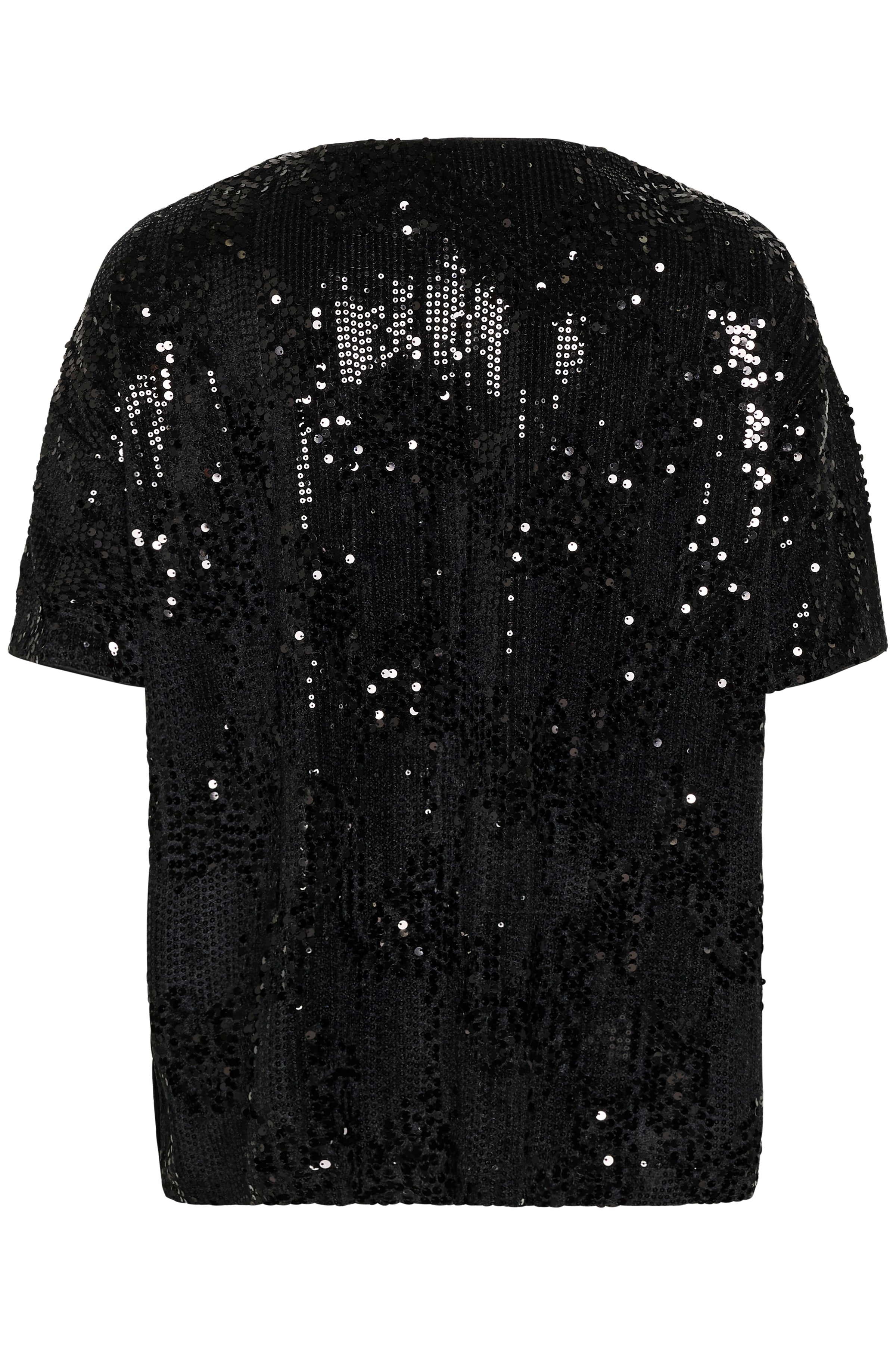 Kaffe KAnicole sequin t-shirt black deep - Online - Mode