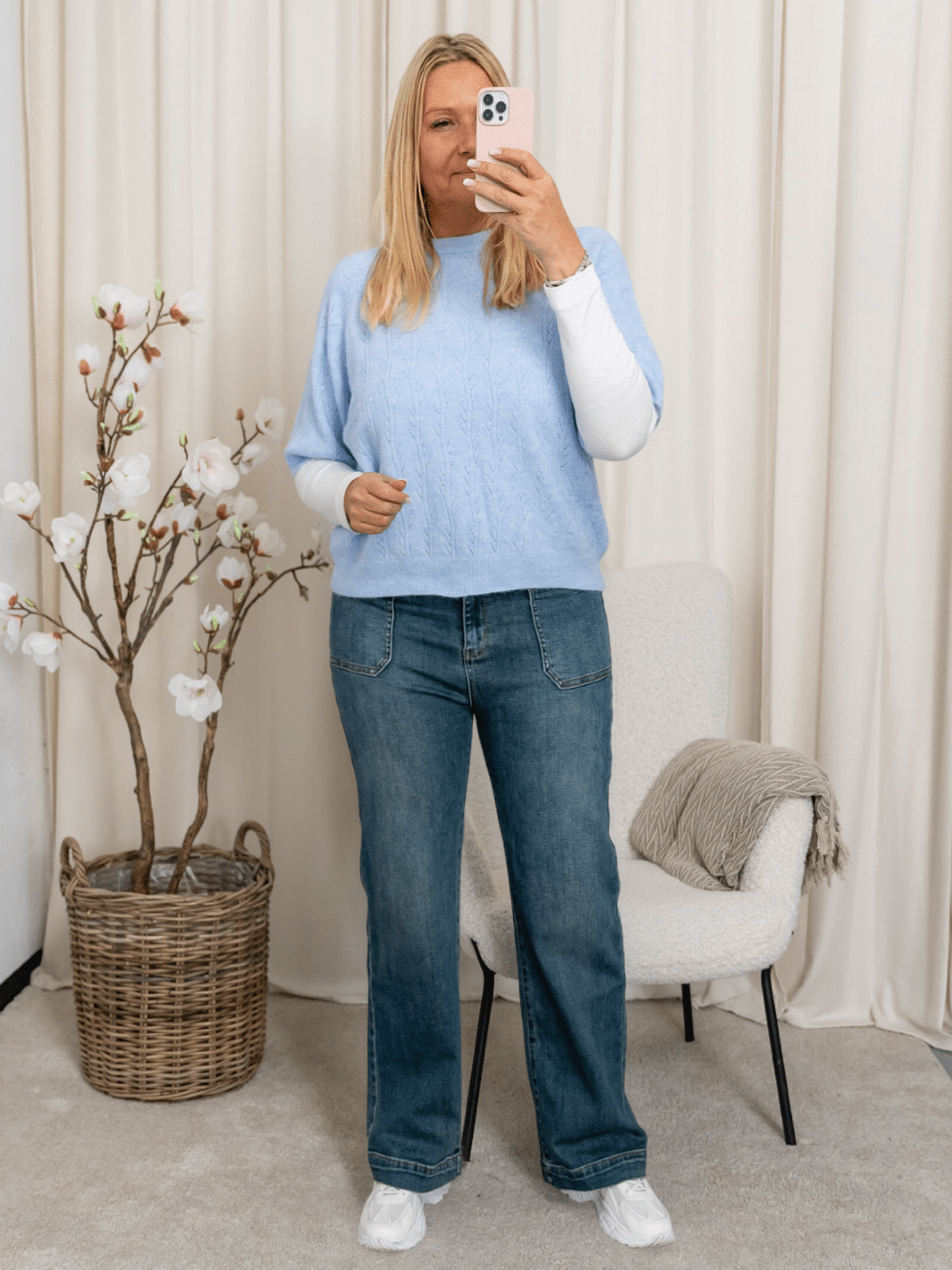 Kaffe KAtella pullover windsurfer melange - Online - Mode