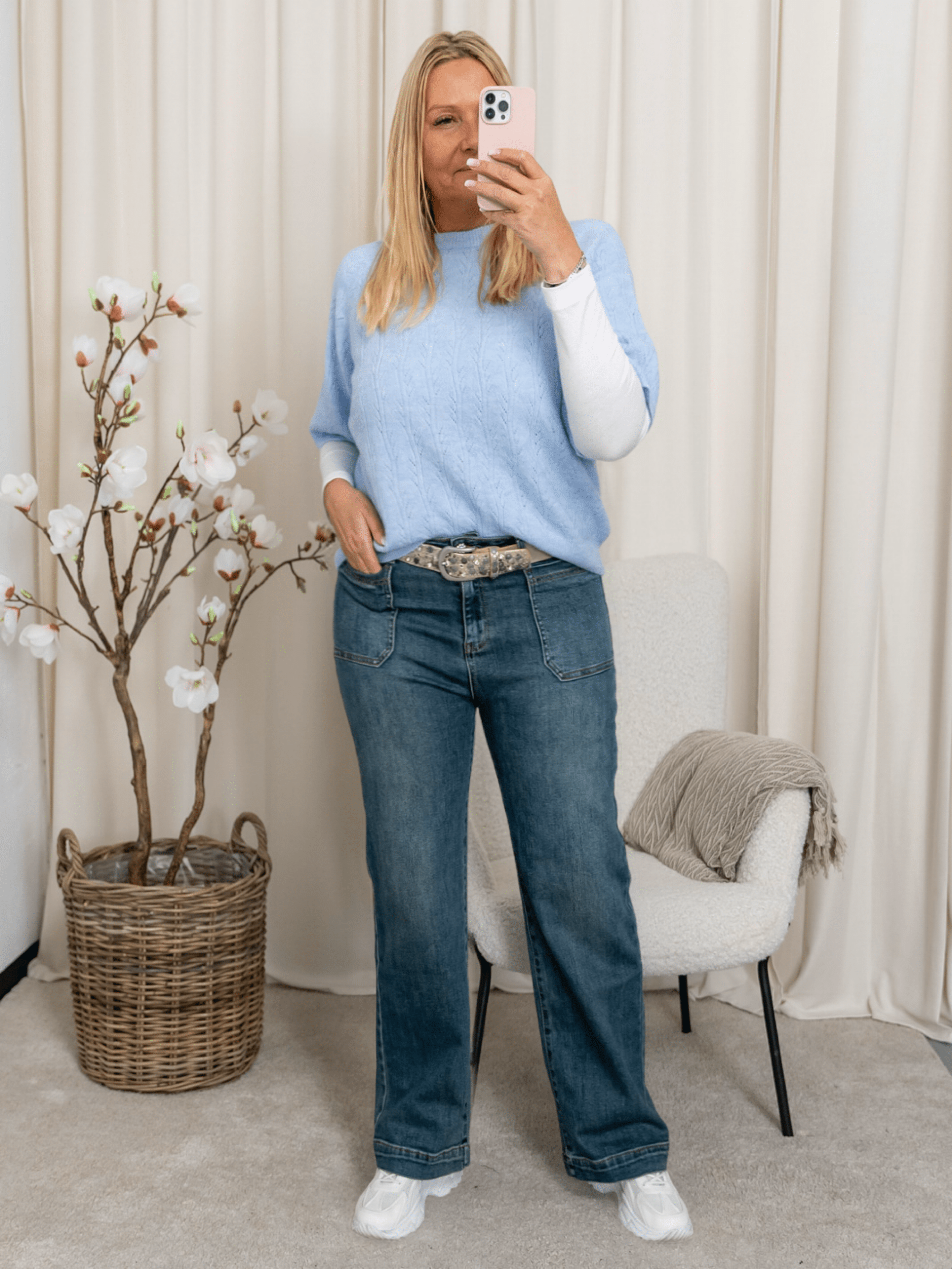 Kaffe KAtella pullover windsurfer melange - Online - Mode