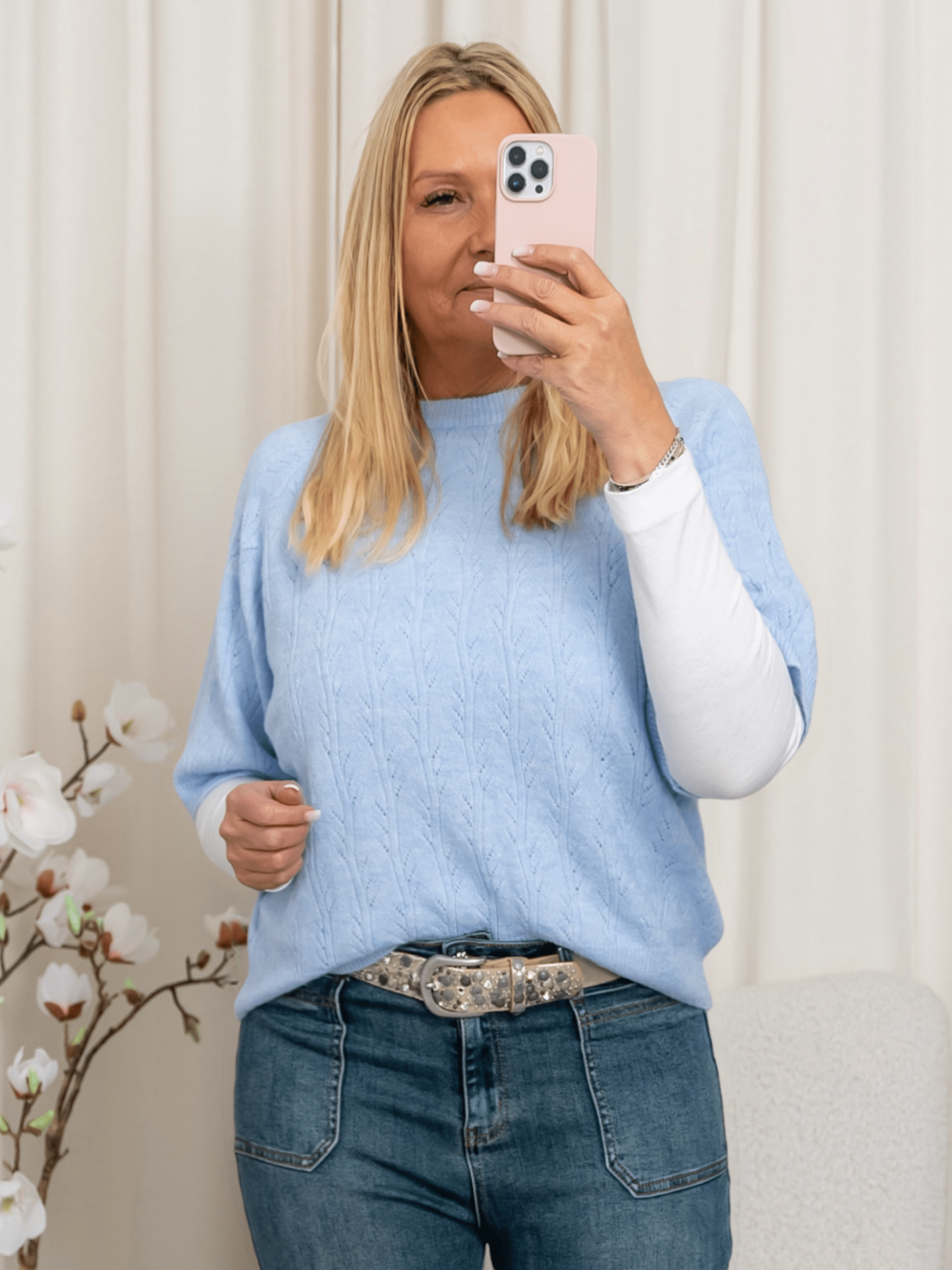 Kaffe KAtella pullover windsurfer melange - Online - Mode