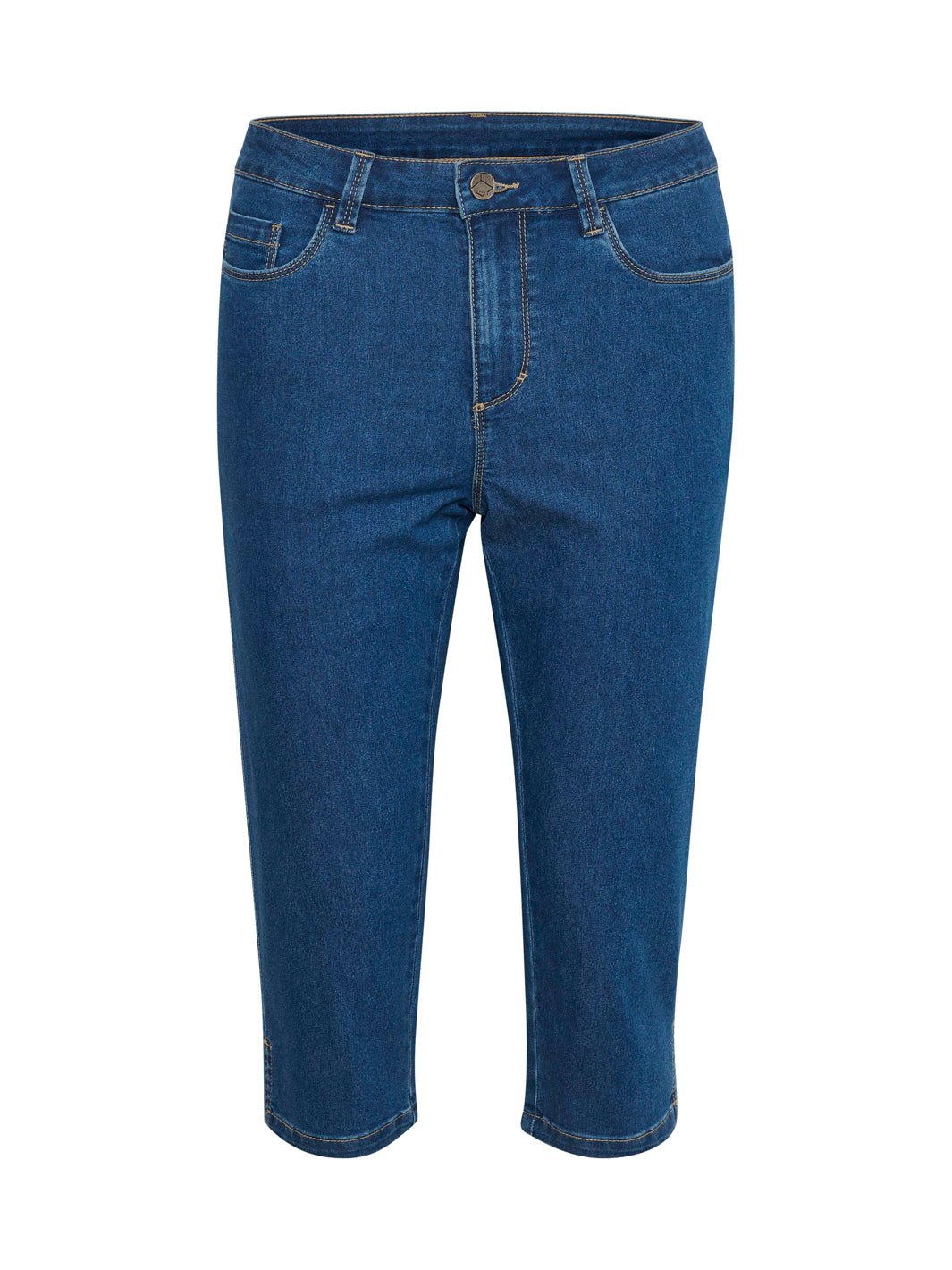 Kaffe KAvicky capri jeans medium blue wash - Online-Mode