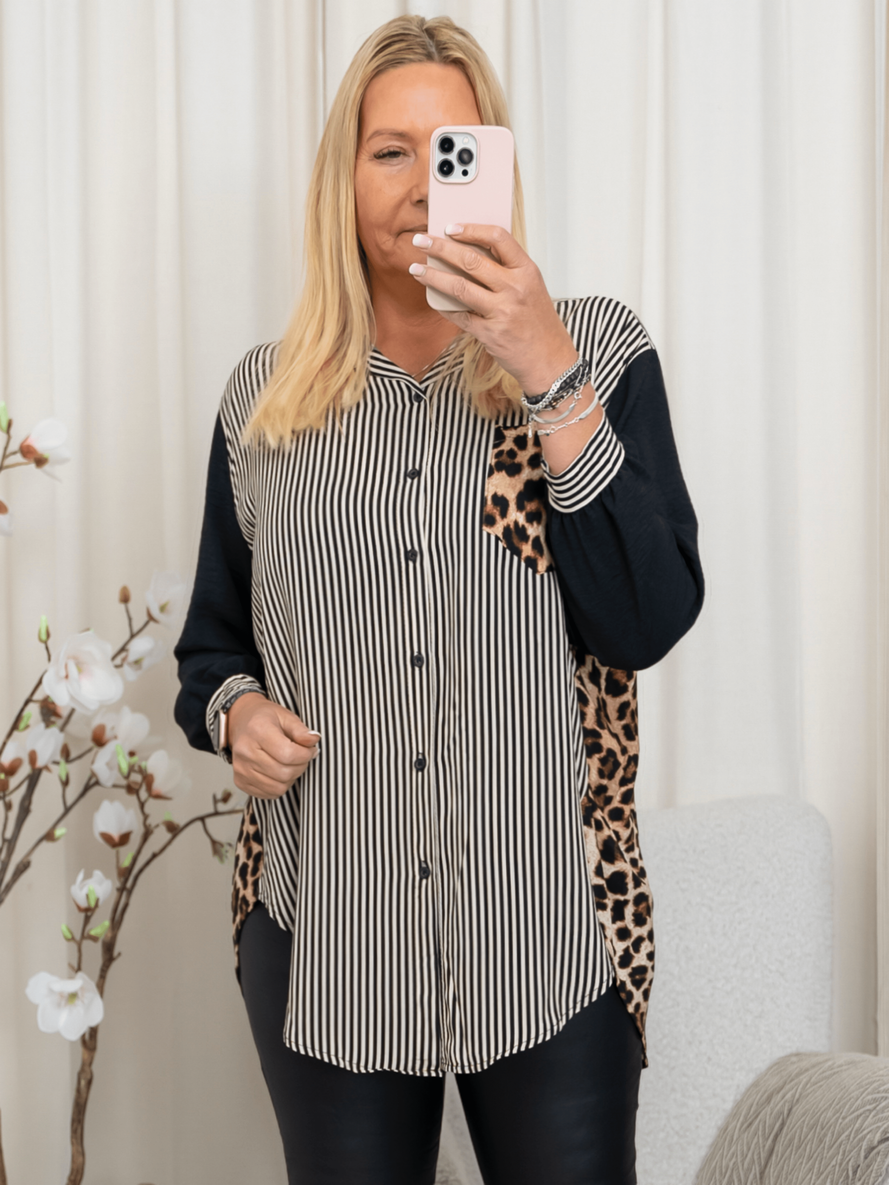 Kalisha shirt black mix - Online - Mode
