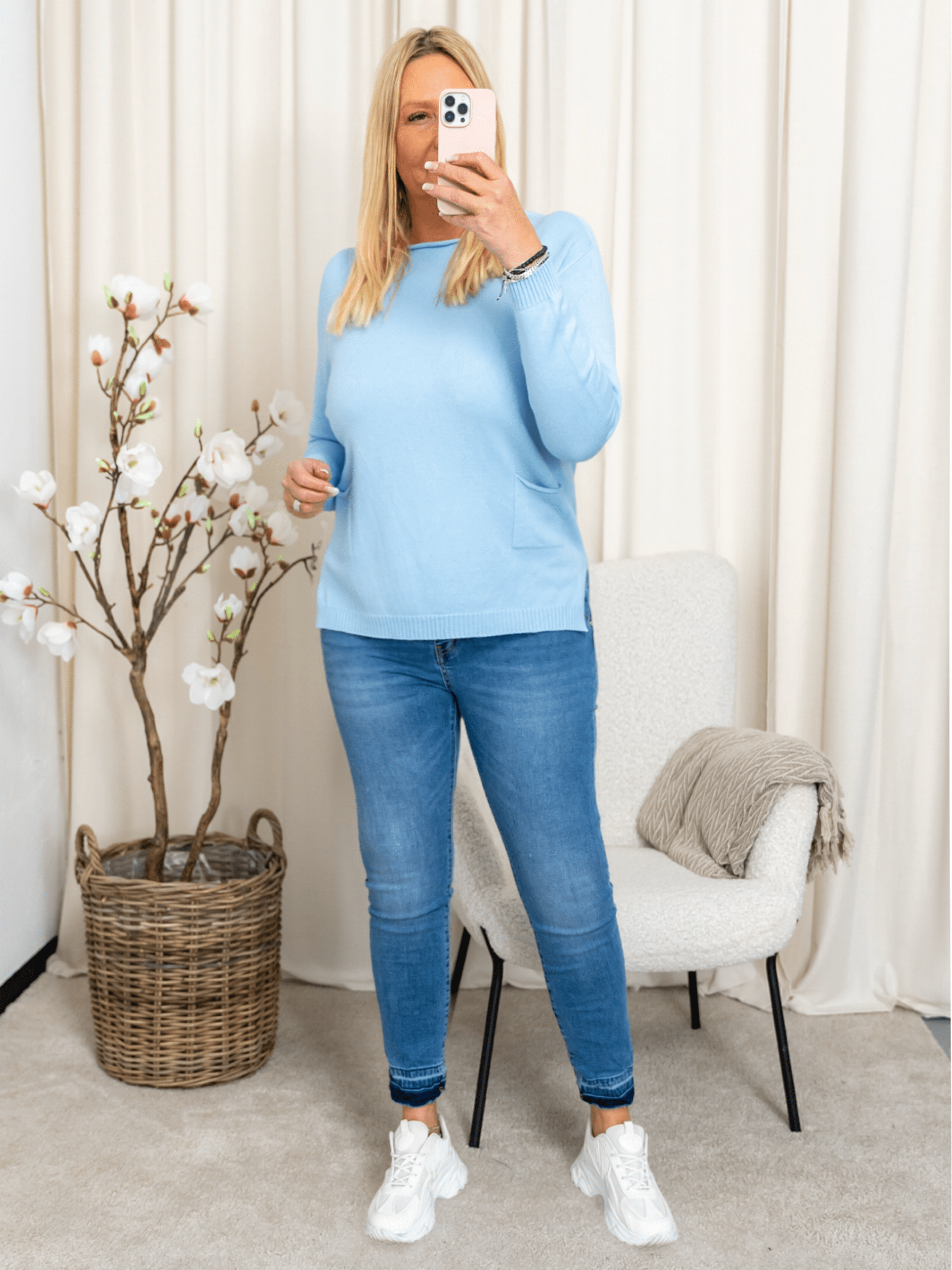 Katcha knit light blue - Online - Mode